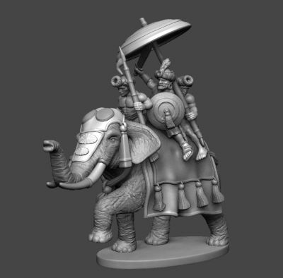 Classical Indian Generals Elephant
Museum Miniatures "Z" range Indians. This is a 3D render of the figure. Picture used with kind permission of Museum Miniatures. See and shop the range at [url=https://www.museumminiatures.co.uk/classical/classical-indians-z.html]The Museum Miniatures website[/url]
Keywords: Indian