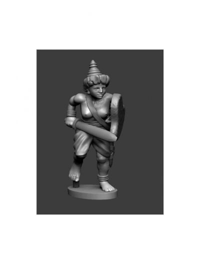 Classical Indian Maiden Guard
Museum Miniatures "Z" range Indians. This is a 3D render of the figure. Picture used with kind permission of Museum Miniatures. See and shop the range at [url=https://www.museumminiatures.co.uk/classical/classical-indians-z.html]The Museum Miniatures website[/url]
Keywords: Indian