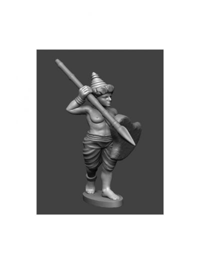Classical Indian Maiden Guard
Museum Miniatures "Z" range Indians. This is a 3D render of the figure. Picture used with kind permission of Museum Miniatures. See and shop the range at [url=https://www.museumminiatures.co.uk/classical/classical-indians-z.html]The Museum Miniatures website[/url]
Keywords: Indian