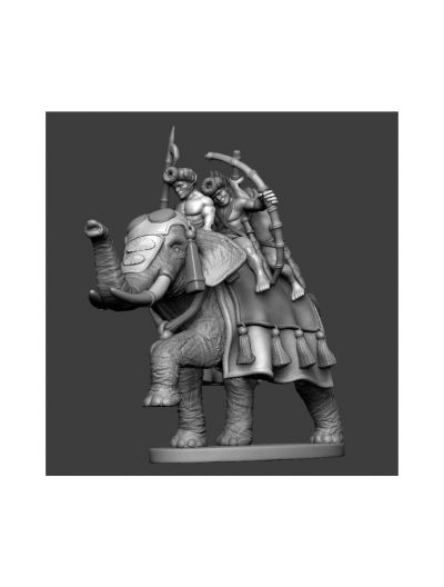 Classical Indian Elephant
Museum Miniatures "Z" Range Classical indian 3d sculpts. Images provided with kind permission of Museum Miniatures. Shop the full range on the [url=https://www.museumminiatures.co.uk/classical/classical-indians-z.html]Museum Miniatures Website[/url]
Keywords: Indian