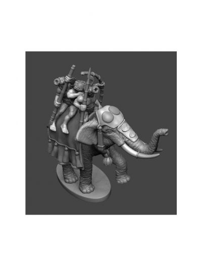 Classical Indian War Elephant
Museum Miniatures "Z" Range Classical indian 3d sculpts. Images provided with kind permission of Museum Miniatures. Shop the full range on the [url=https://www.museumminiatures.co.uk/classical/classical-indians-z.html]Museum Miniatures Website[/url]
Keywords: Indian