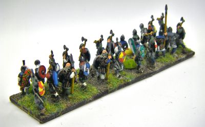 Saxon Huscarls used as Galloglass
From the [url=https://www.museumminiatures.co.uk/dark-ages/anglo-saxon-zsculpt.html]Museum Miniatures[/url] Z-Sculpt range of Saxons 
Keywords: saxon efeudalscots emscandinavian medirish