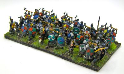 Saxon Huscarls used as Galloglass
From the [url=https://www.museumminiatures.co.uk/dark-ages/anglo-saxon-zsculpt.html]Museum Miniatures[/url] Z-Sculpt range of Saxons 
Keywords: saxon efeudalscots emscandinavian medirish