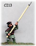 Han / Warring States / Qin Chinese spearman
Chinese troops from Museum Miniatures - pictures from the manufacturer
Keywords: Han Qin