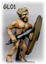 Gallic Nude Fanatic
Gallic troops from [url=http://www.museumminiatures.co.uk/pages/index.htm] Museum Miniatures[/url]. Mounted figures are cast as one piece castings. They are a touch big so may mix well with Xyston 
Keywords: gallic gaul