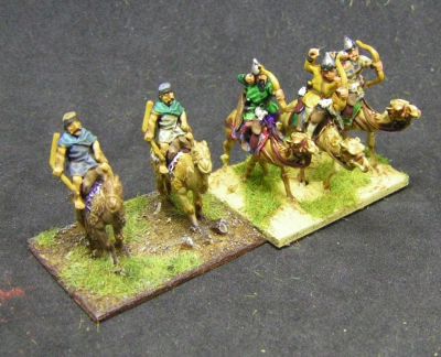 Museum Miniatures Z Range camel guards
New Museum Miniatures Z Range camel guards, shown here with Essex camel riders
Keywords: Bedouin, arabcav, palmyran
