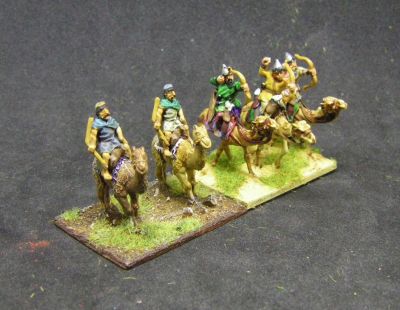 Museum Miniatures Z Range camel guards
New Museum Miniatures Z Range camel guards, shown here with Essex camel riders
Keywords: Bedouin, arabcav, palmyran
