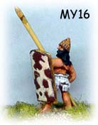 Mycenean Warrior, Kilted LTS Tower Shield.
Mycenean range from [url=http://www.museumminiatures.co.uk/]Museum Miniatures[/url], pictures kindly provided by the manufacturer
Keywords: trojan