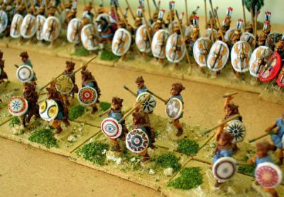 Mid Republican Velites painted by theonetree Painting Service
Belived to be Xyston figures, these MRR were painted by [url=http://www.fieldofglory.net/index.html]theonetree Painting Service[/url] (click that link to go to their site for more info and pics)
Keywords: MRR