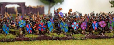 Visigothic Infantry
Painted by [url=http://www.fieldofglory.net/]One Tree Painting Service[/url]
Keywords: Visigoth Goth LGoth