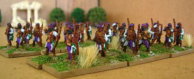 Bactrian bowmen from theonetree Painting Service
ainted by [url=http://www.fieldofglory.net/index.html]theonetree Painting Service[/url] (click that link to go to their site for more info and pics)
Keywords: graco indian