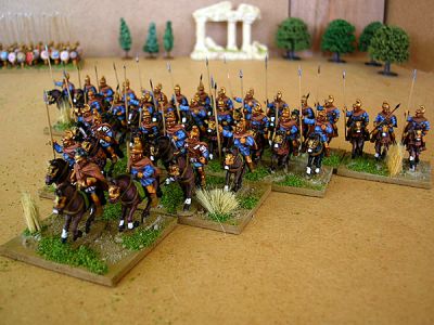 Bactrian lancers from theonetree Painting Service
 painted by [url=http://www.fieldofglory.net/index.html]theonetree Painting Service[/url] (click that link to go to their site for more info and pics)
Keywords: graco hcav