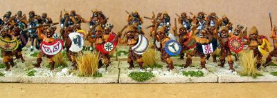 Thracians from theonetree painting service
Thracians all lovingly painted by [url=http://www.fieldofglory.net/index.html]theonetree Painting Service[/url] (click that link to go to their site for more info and pics)
Keywords: thracian