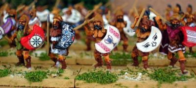 Thracians from theonetree painting service
Thracians all lovingly painted by [url=http://www.fieldofglory.net/index.html]theonetree Painting Service[/url] (click that link to go to their site for more info and pics)
Keywords: thracian