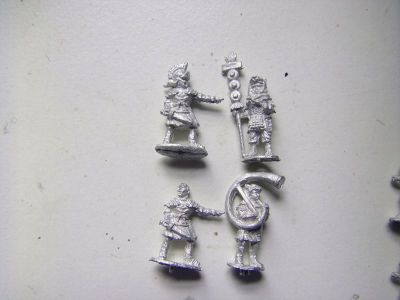 Early Imperial Roman Command in segmented armour
EIR Legionaries from [url=http://www.rebelminis.com/]Rebel Miniatures[/url] - command pack
Keywords: EIR LIR