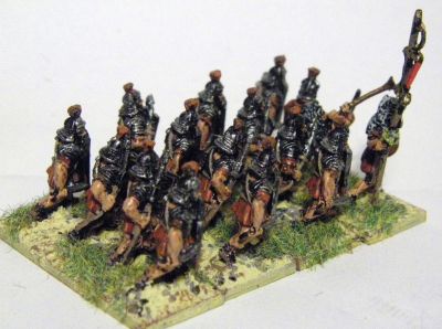 Early Imperial Roman Legionaries
EIR Legionaries from Old Glory, with LBMS Shield transfers
Keywords: EIR