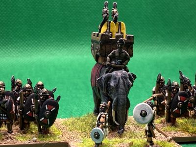 Republican Roman Army
15+ year old Romans from Richard Case: Legions are mainly Museum, Elephant is Essex, Spanish Scutarii are Donnington, Italians are Essex and the Oscans might be Essex.
Keywords: MRR