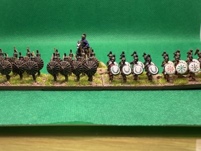 Republican Roman Army
15+ year old Romans from Richard Case: Legions are mainly Museum, Elephant is Essex, Spanish Scutarii are Donnington, Italians are Essex and the Oscans might be Essex.
Keywords: MRR