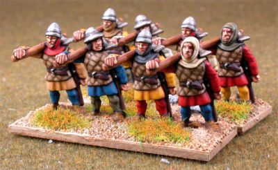 Medieval Axemen
Pro-painted by [url=http://www.steve-dean.co.uk/] Steve Dean Painting [/url]
Keywords: medfoot