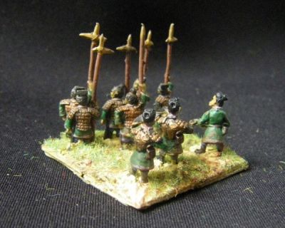 Chinese crossbow armed troops
Museum Miniatures crossbowmen
Keywords: Han