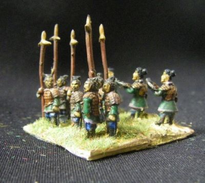 Chinese crossbow armed troops
Museum Miniatures crossbowmen
Keywords: Han