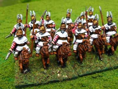 Pergamene  Xystophoroi 
Painted by the Miss Painting Service (on eBay)
Keywords: hcavalry
