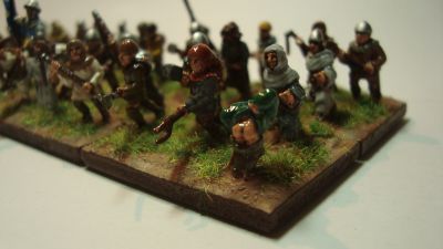 Medieval French peasants
Part of a FoG battlegroup of Medieval French peasants.
Keywords: medieval french