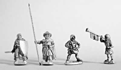 Teutonic Dismunted Generals
Teutons from Mirliton - http://www.vexillia.ltd.uk/
Figure codes c25
Keywords: teuton