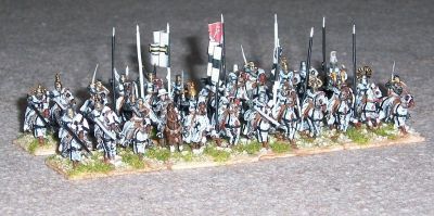 Teutonic Knights
Teutons from Mirliton - http://www.vexillia.ltd.uk/
Painted by Peter Hagel
Keywords: teuton