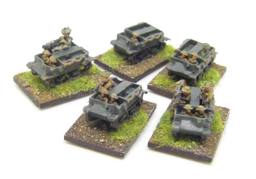 10mm WW2 Vehicles and Infantry for BKC, 10mm, Painted in 2021