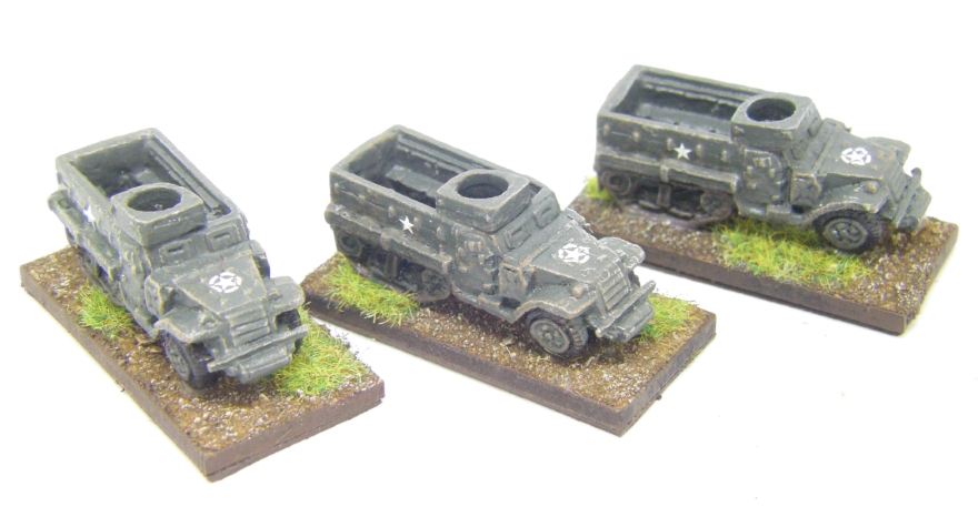 10mm WW2 Vehicles and Infantry for BKC, 10mm, Painted in 2021