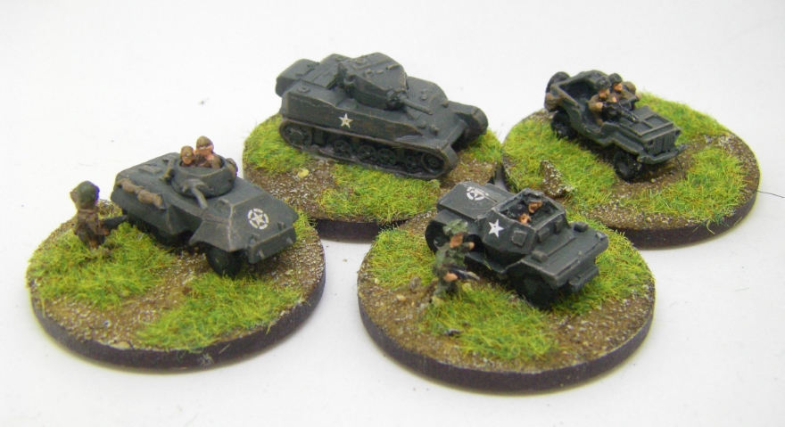 10mm WW2 Vehicles and Infantry for BKC, 10mm, Painted in 2021