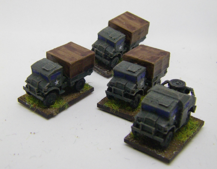 10mm WW2 Vehicles and Infantry for BKC, 10mm, Painted in 2021