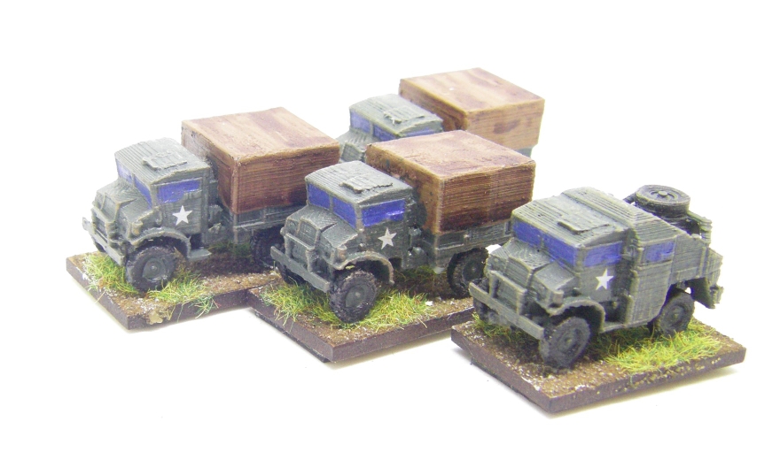 10mm WW2 Vehicles and Infantry for BKC, 10mm, Painted in 2021