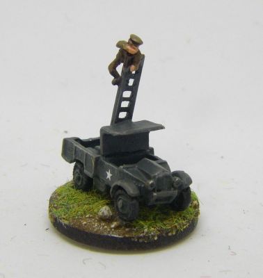 Artillery Observer
Up a ladder on a truck!
