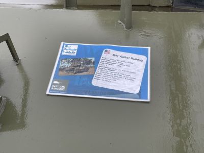 Walker Bulldog info plate
