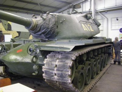 M103A2
The M103 heavy tank served the United States Army and the US Marines during the Cold War. Until the development of the M1 Abrams in the mid-1970s, it was the heaviest and most heavily armed tank in US service. The M103 was manufactured at the Detroit Arsenal Tank Plant and the first units were accepted in 1957. The last M103s were withdrawn from service in 1974.
