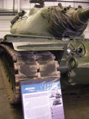 M103A2
The M103 heavy tank served the United States Army and the US Marines during the Cold War. Until the development of the M1 Abrams in the mid-1970s, it was the heaviest and most heavily armed tank in US service. The M103 was manufactured at the Detroit Arsenal Tank Plant and the first units were accepted in 1957. The last M103s were withdrawn from service in 1974.

