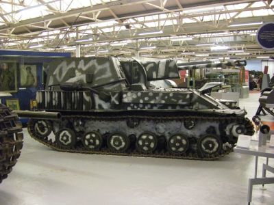 SU 76 
The SU-76 (Samokhodnaya Ustanovka 76) was a Soviet self-propelled gun used during and after World War II. The SU-76 was based on a lengthened and widened version of the T-70 tank chassis. Its simple construction made it the second most produced Soviet armoured vehicle of World War II, after the T-34 tank.
