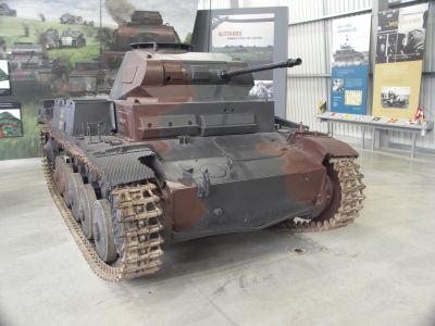 Pz II
The Panzer II was supplemented by the Panzer III and IV in 1940/41. Thereafter, it was used to great effect as a reconnaissance tank. By the end of 1942 it had been largely removed from front line service and it was used for training and on secondary fronts. Production of the tank itself ceased by 1943 but its chassis remained in use as the basis of several other armored vehicles, chiefly self-propelled artillery such as the Wespe and Marder II.
