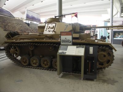 Pz III
The Panzer III was intended as the primary battle tank of the German forces. However, when it initially met the KV and T-34 tanks it proved to be inferior in both armor and gun power. To meet the growing need to counter these tanks, the Panzer III was up-gunned with a longer, more powerful 50-millimetre (1.97 in) cannon and received more armour although this failed to effectively address the problem caused by the KV tank designs. 
