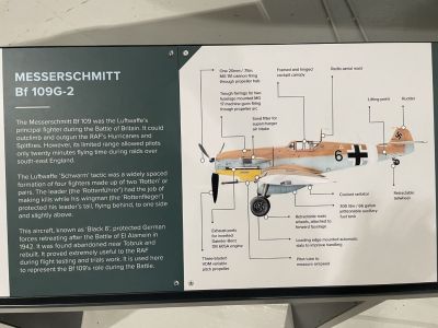 Me 109-G2 info board
