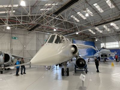 TSR-2
The TSR-2 was the victim of ever-rising costs and inter-service squabbling[8] over Britain's future defence needs, which together led to the controversial decision in 1965 to scrap the programme. It was decided to order an adapted version of the General Dynamics F-111 instead, but that decision was later rescinded as costs and development times increased
