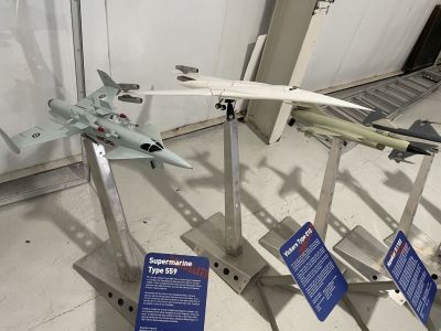 Various experimental plane models 
