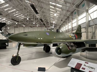 Me 262
This Me 262 returned to Cosford in 2017 after 14 years on display at the RAF Museum London.
