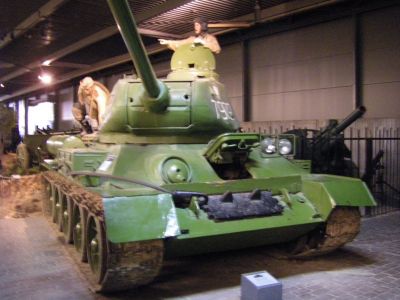 T34/85
In the Land Warfare Hall 
