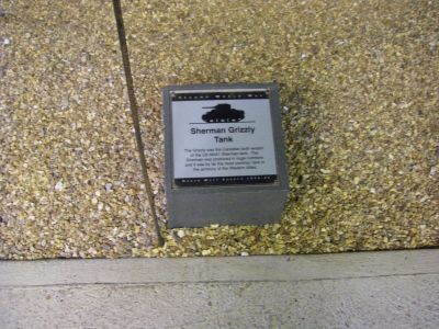 Canadian built Sherman
In the land warfare hall 
