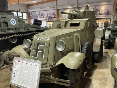 The super-rare BA10 armoured car
