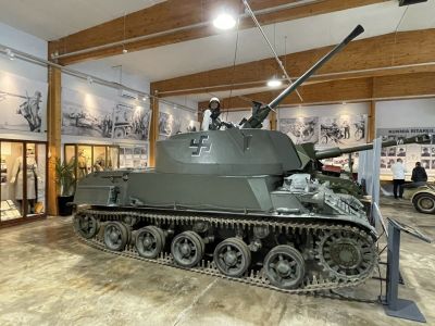 Swedish mobile AA gun tank thing 
