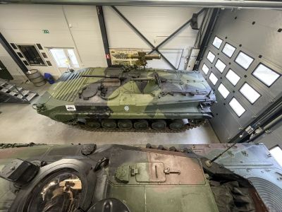 View from on top of a Leo 2
